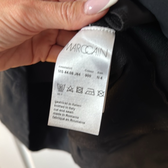 Marc Cain Black Sequin Hoodie - Picture 6 of 7